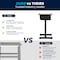 Flash Furniture Student Desk Open Front Student Desk, Gray, 17-3/4" D X 28-1/4" to 31-1/2" H, 23.5" W X Grey YU-YCY-046-GG - alternate 2